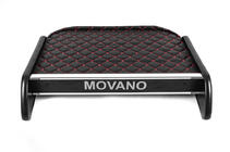 Opel Movano 2010–2021 Odkládací polička na palubní desku (černá s červeným prošitím) fotografie 1