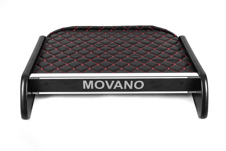 Opel Movano 2010–2021 Odkládací polička na palubní desku (černá s červeným prošitím) Image