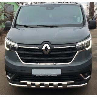 Přední ochranný rám Shark ST015 (2021+, nerez) Renault Trafic 2015– fotografie 1