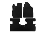 Jetour X70 2018– EVA autokoberce do interiéru (2 řady, černé) fotografie 1