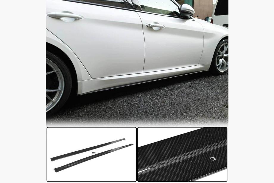 Alfa Romeo Giulia 2016–2022 Boční prahy V2 (pro Base/Sport, karbon) Image