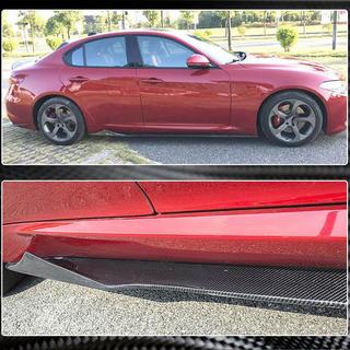 Boční prahy V3 (pro Base/Sport, karbon) Alfa Romeo Giulia 2016–2022 fotografie 4