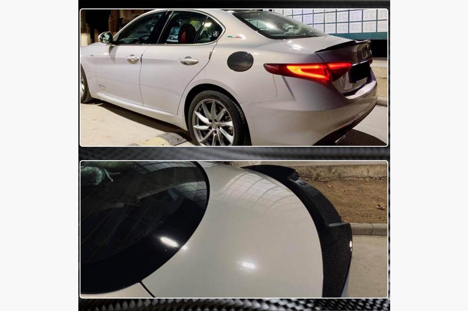 Alfa Romeo Giulia 2016–2022 Spoiler V2 (sklolaminát) Image