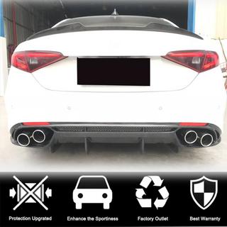 Difuzor zadního nárazníku V1 (pro Base, karbon) Alfa Romeo Giulia 2016–2022 fotografie 2