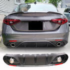 Alfa Romeo Giulia 2016–2022 Difuzor zadního nárazníku s koncovkami V2 (pro Base, karbon) fotografie 1