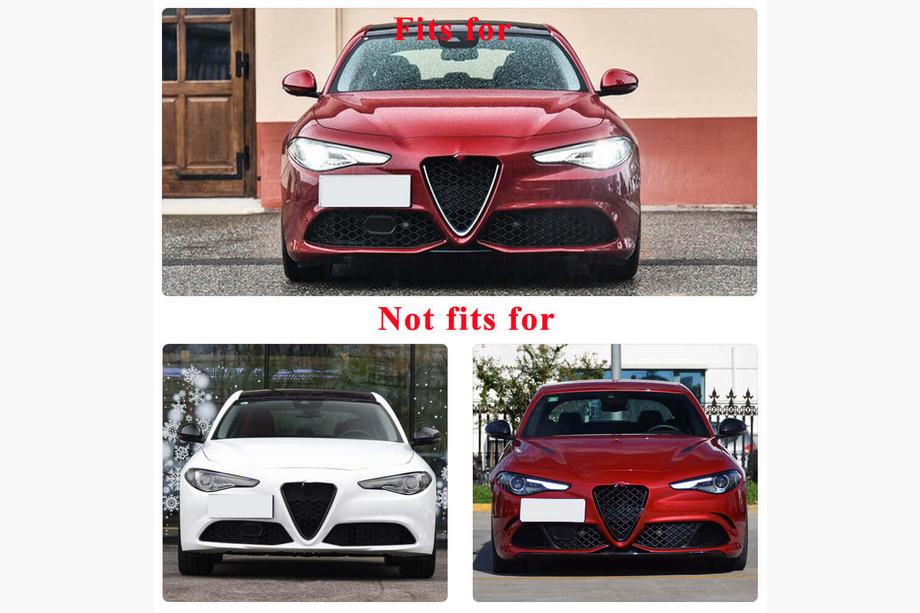 Alfa Romeo Giulia 2016–2022 Rámečky mlhovek (pro Sport, plast) Fotografie 8