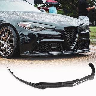 Lip spoiler na přední nárazník Lip V2 (pro Sport, karbon) Alfa Romeo Giulia 2016–2022 fotografie 1