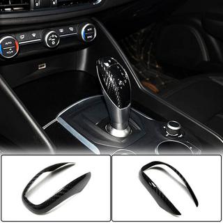Kryt hlavice řadicí páky (suchý karbon) Alfa Romeo Giulia 2016–2022 fotografie 2