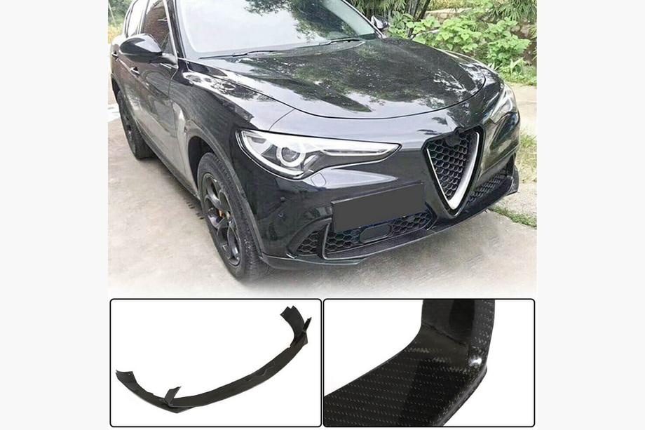 Alfa Romeo Stelvio 2016– Přední lip nástavec (pro Base, 2017-2023, karbon) Image