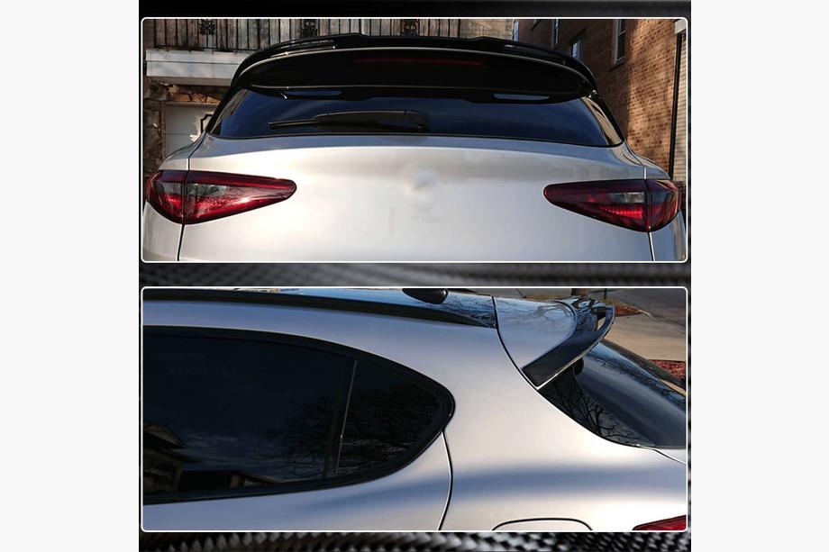 Alfa Romeo Stelvio 2016– Spoiler V4 (2017-2023, karbon) Fotografie 3