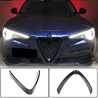 Nástavec na masku chladiče (2017-2023, suchý karbon) Alfa Romeo Stelvio 2016– fotografie 1