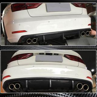 Difuzor zadního nárazníku V1 (pro Base Sedan 2012-2016, karbon) fotografie 4