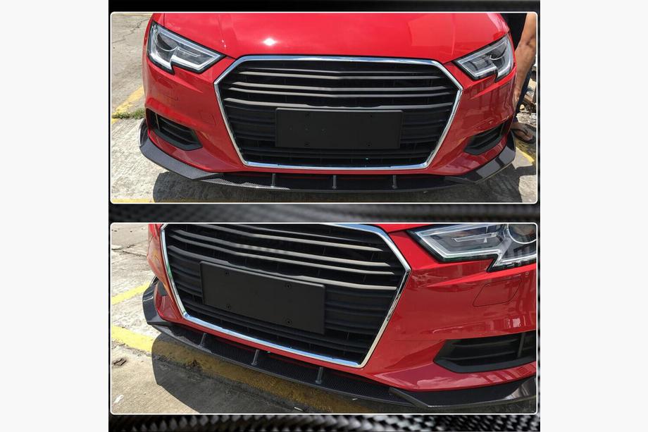 Audi A3 2012–2020 Přední lip spoiler nárazníku (FRP) Fotografie 4