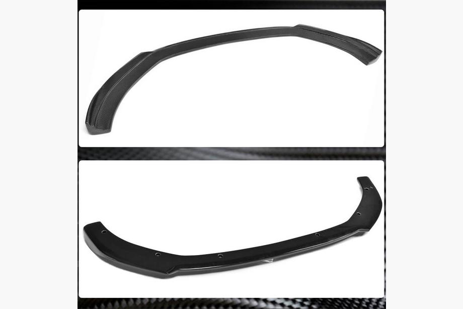 Audi A3 2012–2020 Přední lip spoiler na nárazník Lip V1 (pro Base 2012-2016 Sedan, karbon) Fotografie 4