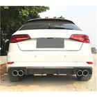 Audi A3 2012–2020 Difuzor zadního nárazníku V2 (pro S-Line HB 2017-2020, karbon) fotografie 3