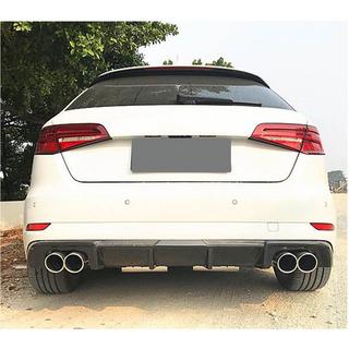 Difuzor zadního nárazníku V2 (pro S-Line HB 2017-2020, karbon) Audi A3 2012–2020 fotografie 3