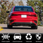 Audi A3 2020– Difuzor zadního nárazníku V2 (pro S-Line Sedan 2020-2023, karbon) fotografie 2