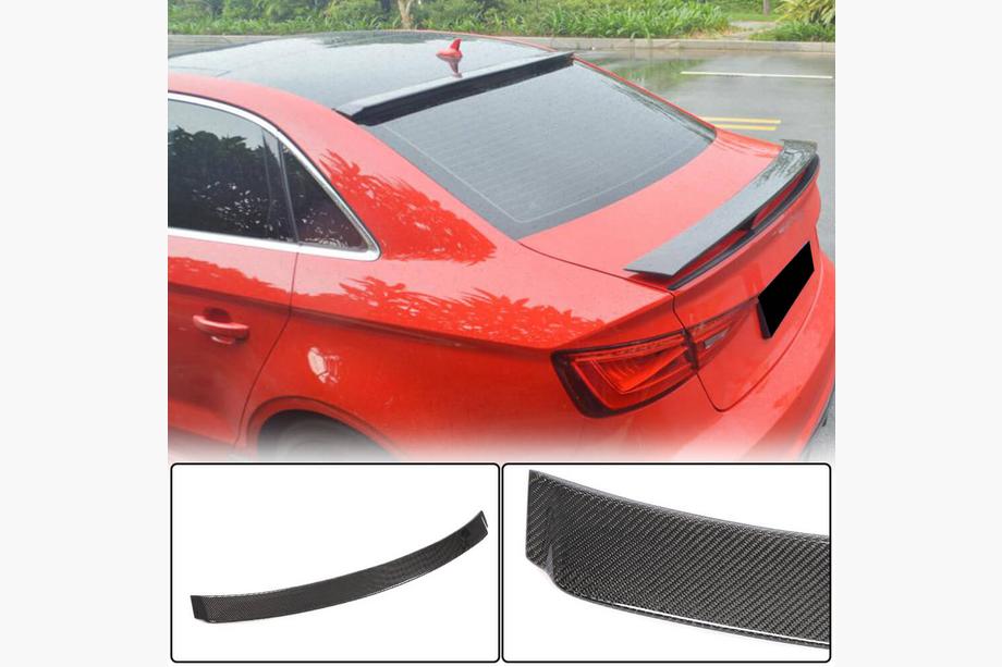 Audi A3 2012–2020 Spoiler zadního okna V1 (pro Sedan, karbon) Image