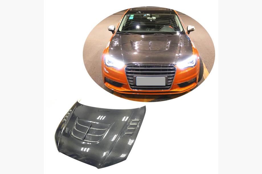 Audi A3 2012–2020 Kapota V1 (pro Sedan 2012-2016, karbon) Fotografie 1