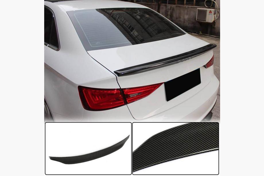 Audi A3 2012–2020 Spoiler V7 pro sedan (karbon) Image