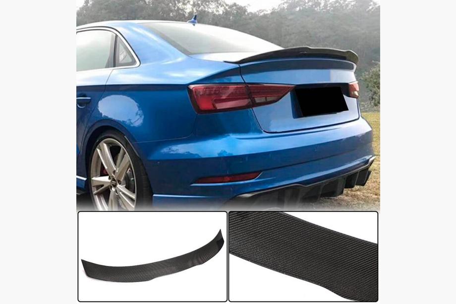 Audi A3 2012–2020 Spoiler V6 pro Sedan (karbon) Image