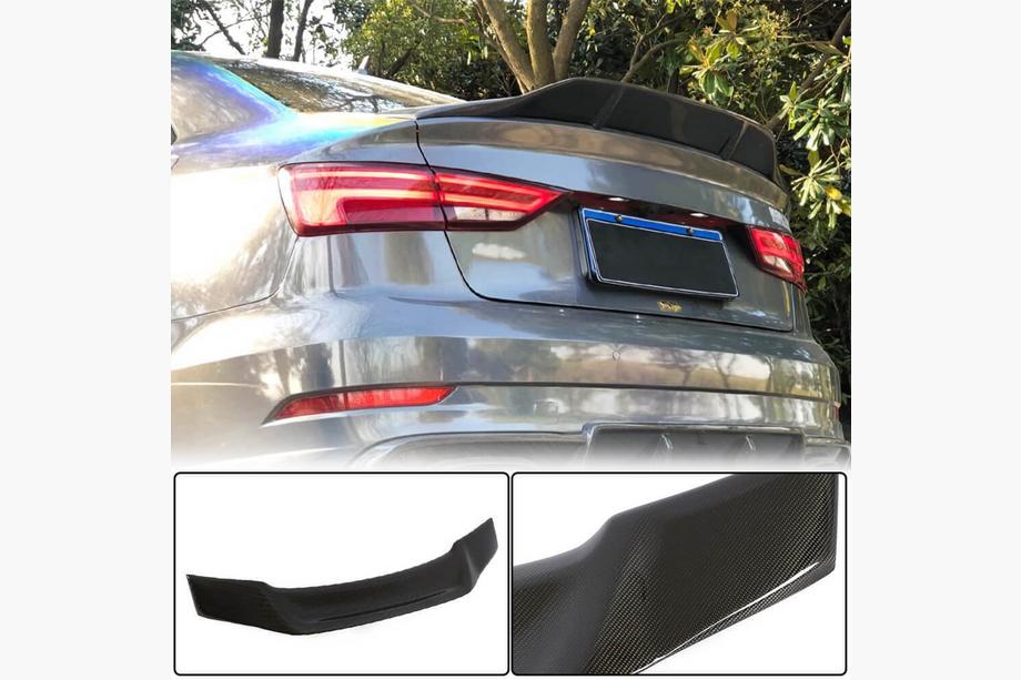 Audi A3 2012–2020 Spoiler V1 (pro Sedan, karbon) Fotografie 2
