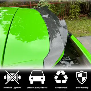 Spoiler (pro hatchback, karbon) fotografie 3
