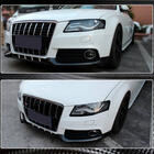 Audi A4 B8 2007–2015 Nástavce předního nárazníku Flap (pro Base 2007-2011, karbon) fotografie 4