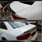 Audi A4 B8 2007–2015 Spoiler V1 (pro Base 2007-2011, karbon) fotografie 3