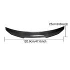 Audi A4 B8 2007–2015 Spoiler V3 (pro Base 2011-2015, karbon) fotografie 5