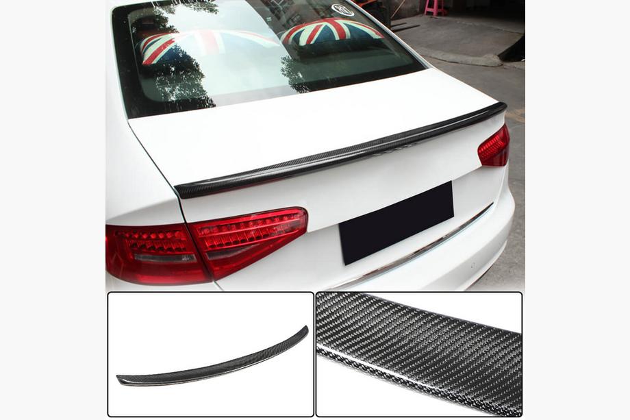 Audi A4 B8 2007–2015 Spoiler V2 (pro Base 2011-2015, karbon) Image