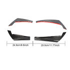 Audi A4 B9 2015–2024 Lip spoiler předního nárazníku (pro Base 2015-2019, karbon) fotografie 5