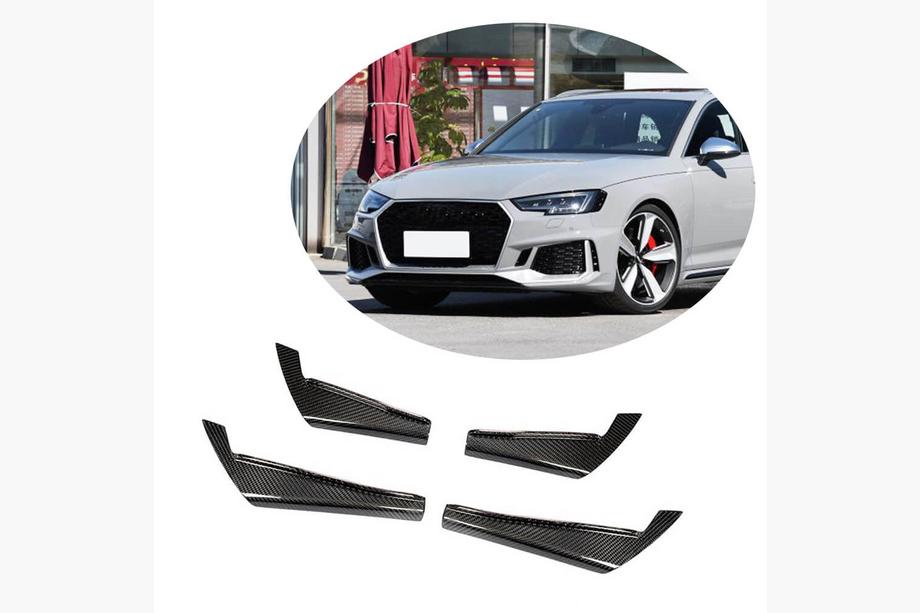 Audi A4 B9 2015–2024 Lip spoiler předního nárazníku (pro Base 2015-2019, karbon) Image