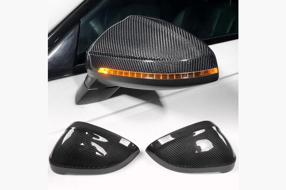 Audi A4 B9 2015–2024 Kryty zrcátek – výměnné Style (karbon) V1 Image