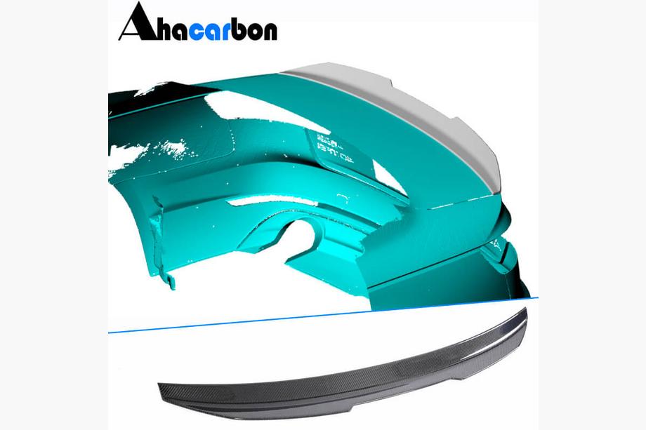 Audi A4 B9 2015–2024 Spoiler V4 (pro Sedan, karbon) Image