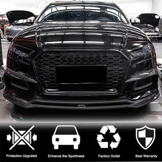 Rámečky mlhových světel V2 (pro S-Line Sedan 2015-2019, karbon) fotografie 2