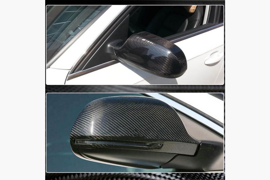 Audi A4 B8 2007–2015 Kryty zpětných zrcátek – náhradní díl Style (karbon) V3 Fotografie 3