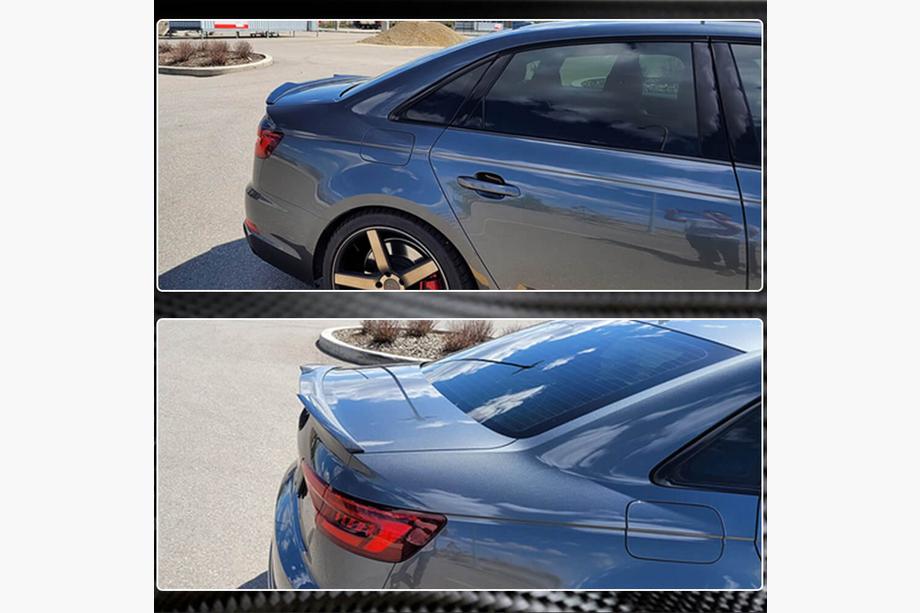 Audi A4 B9 2015–2024 Spoiler V6 pro Sedan – karbon Fotografie 10