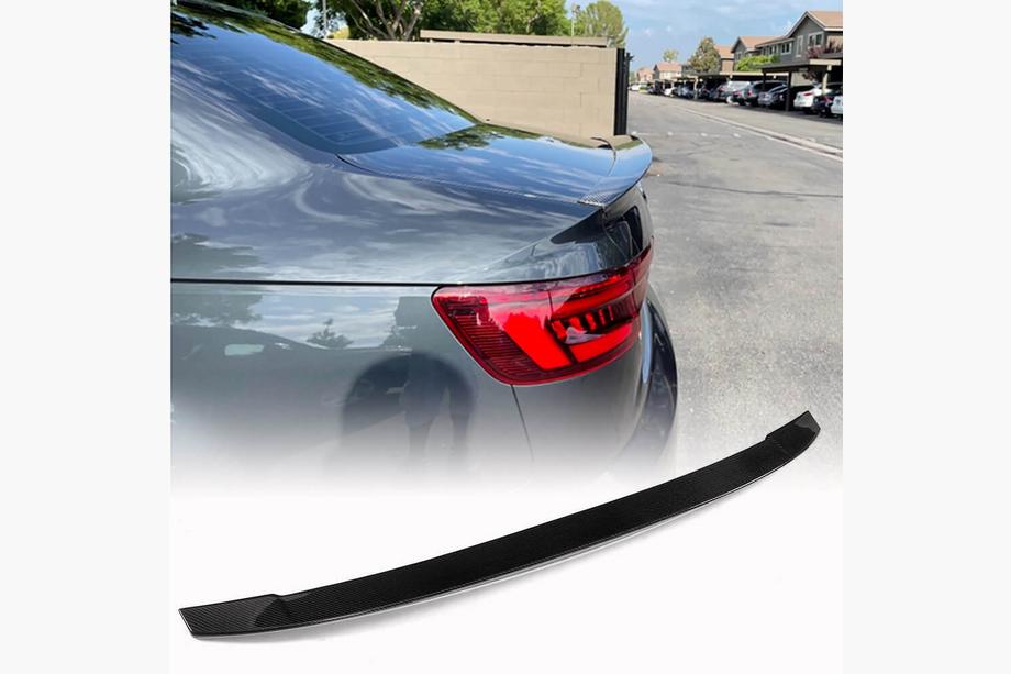 Audi A4 B9 2015–2024 Spoiler V5 (pro Sedan, karbon) Fotografie 1