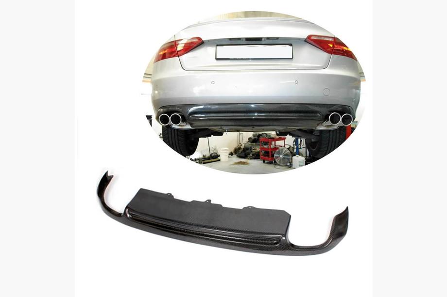 Audi A5 2007–2015 Difuzor zadního nárazníku (pro Base kupé/kabriolet 2007-2011, karbon) Image