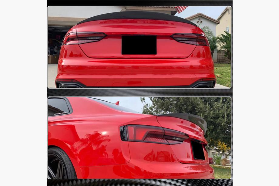 Audi A5 2016–2025 Spoiler V4 (pro kupé, plast) Image