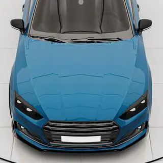 Přední nárazníkový lip spoiler V2 (pro S-Line 2016-2020, karbon) fotografie 3