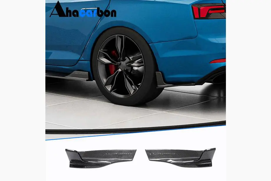 Audi A5 2016–2025 Nástavce na zadní nárazník Flap (pro S-Line 2016-2020, karbon) Image
