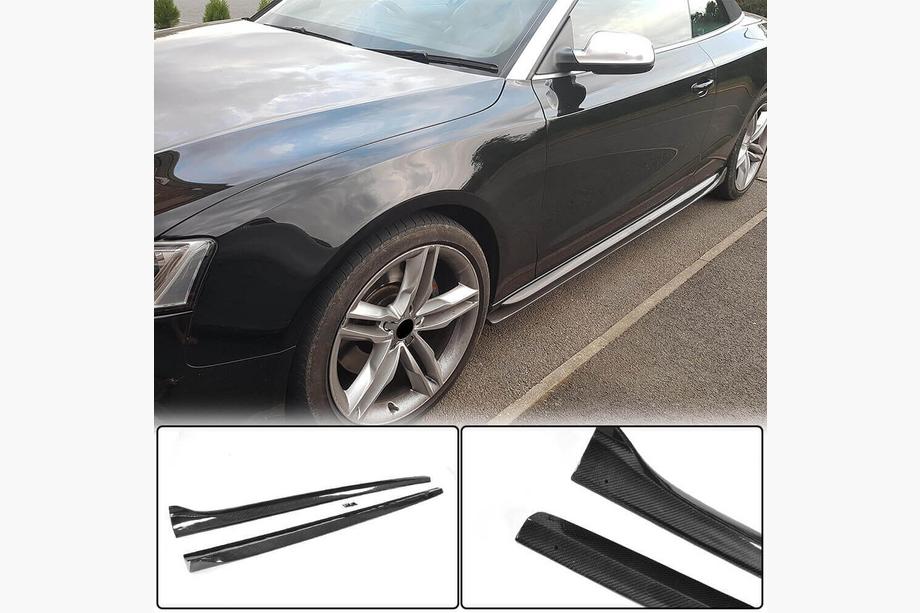 Audi A5 2007–2015 Boční prahy (kupé/kabriolet, karbon) Image