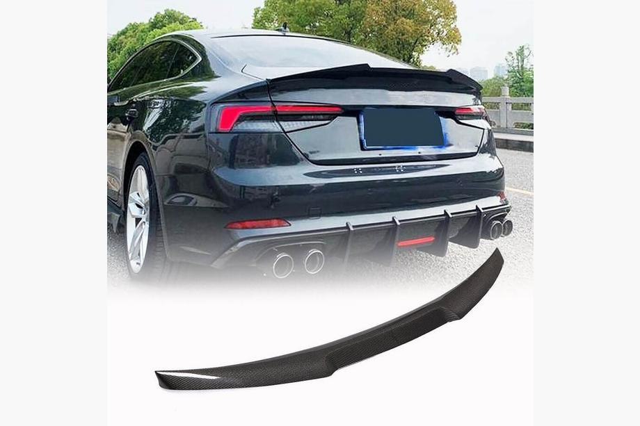 Audi A5 2016–2025 Spoiler V4 (pro Sportback, plastový) Fotografie 1
