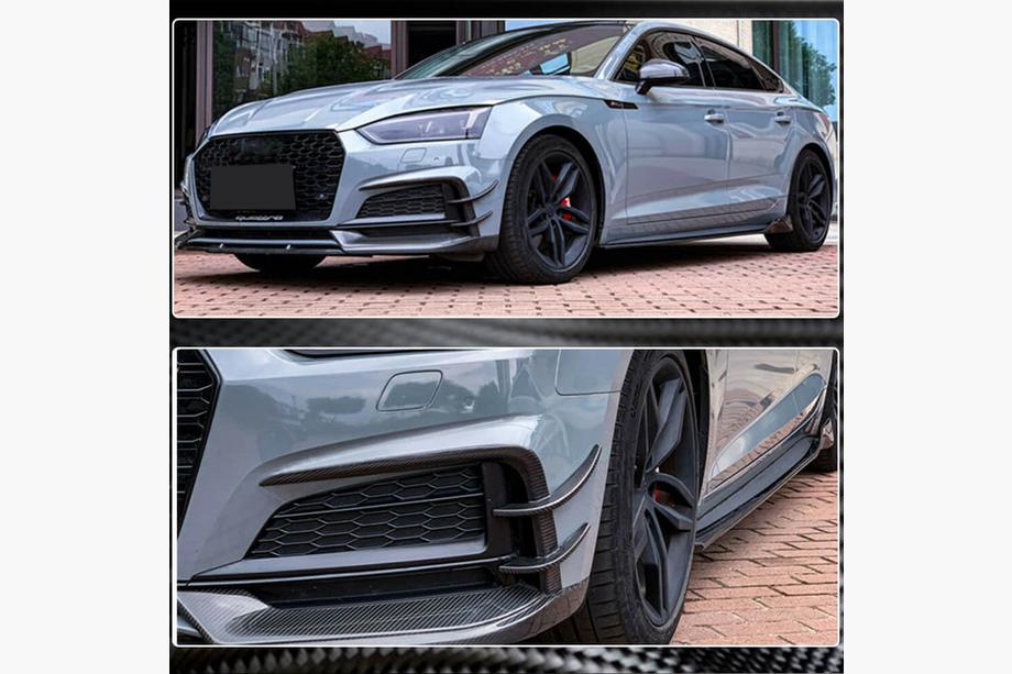 Audi A5 2016–2025 Boční prahy 2016-2020 V2 (pro Sportback, karbon) Fotografie 5
