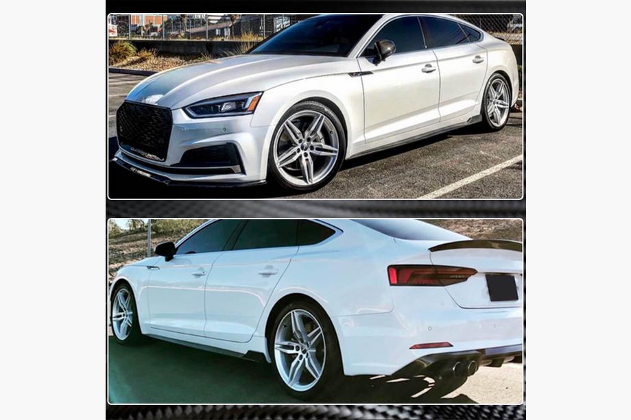 Audi A5 2016–2025 Boční prahy 2016-2020 V2 (pro Sportback, karbon) Fotografie 6