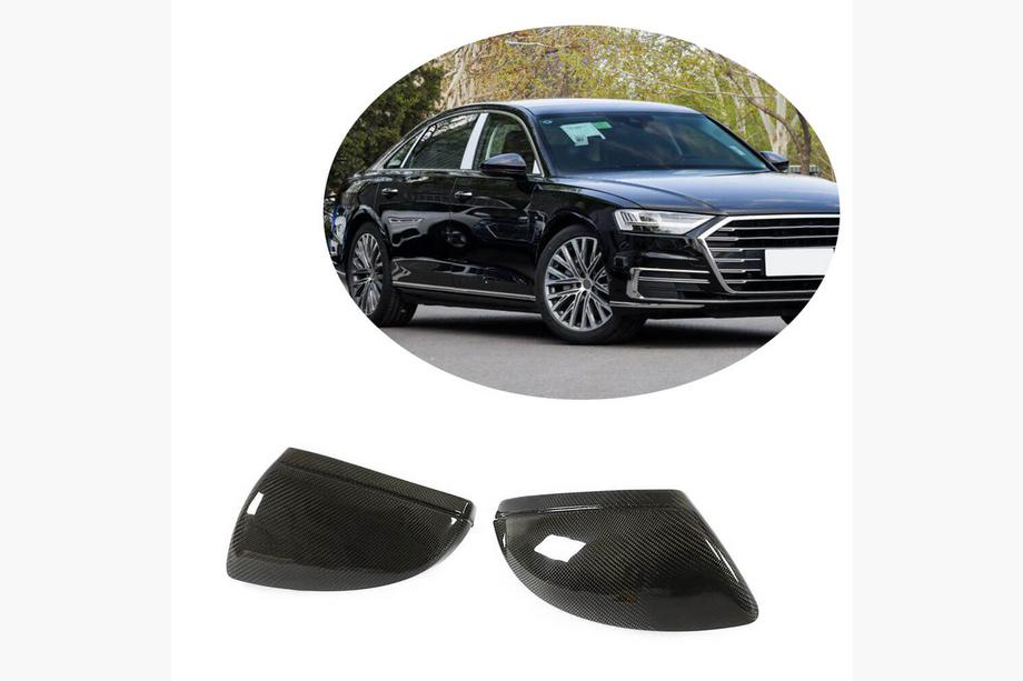 Audi A6 C8 2018–2025 Kryty zpětných zrcátek V1 (karbon) Image