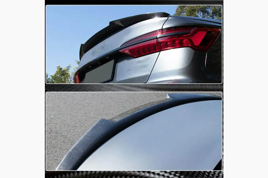 Audi A6 C8 2018–2025 Spoiler V2 (pro sedan, karbon) Fotografie 3
