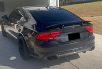 Audi A7 2010–2018 Difuzor zadního nárazníku V1 (pro S-Line, 2010-2014, plast) fotografie 3